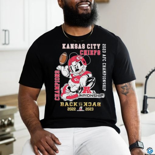 Mickey Mouse Kansas City Chiefs Back To Back AFC Champions shirt