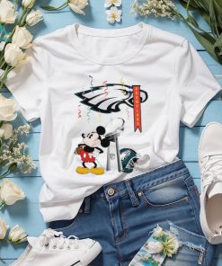 Mickey Mouse NFL Philadelphia Eagles football Super Bowl Champions helmet logo shirt