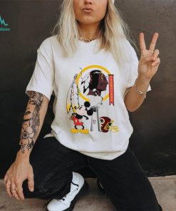 Mickey Mouse NFL Washington Redskins football Super Bowl Champions helmet logo shirt