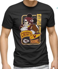 Mickey Mouse Play Football Kansas City Chiefs 2024 Shir