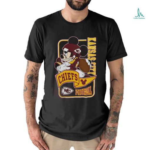 Mickey Mouse Play Football Kansas City Chiefs 2024 Shir