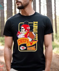 Mickey Mouse Play Football Kansas City Chiefs Shirt