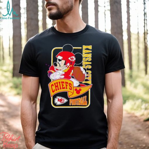Mickey Mouse Play Football Kansas City Chiefs Shirt