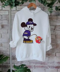 Mickey Mouse Ravens Piss On Chiefs Helmet 2024 Shirt