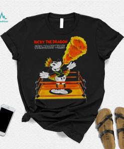 Mickey Mouse Ricky The Dragon Steamboat Willie T Shirt