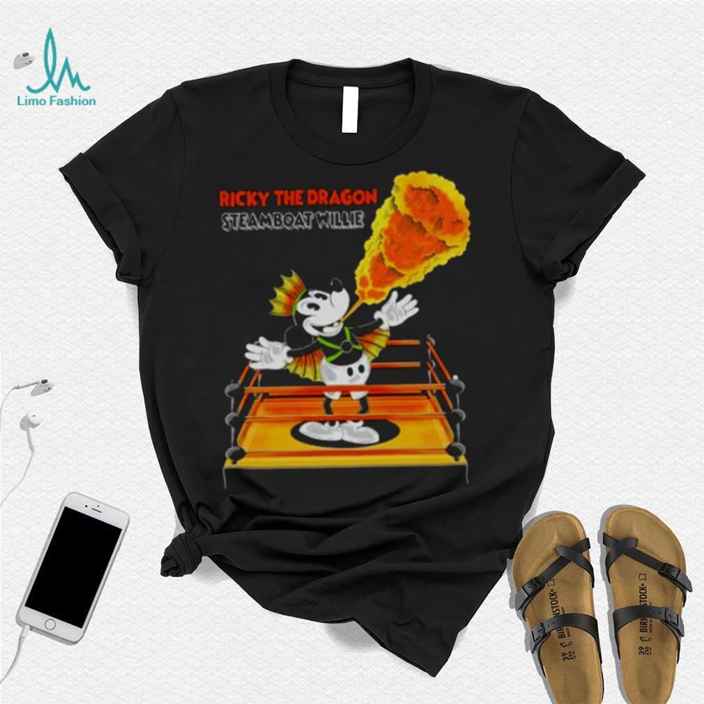 Mickey Mouse Ricky The Dragon Steamboat Willie T Shirt Mickey Mouse Ricky The Dragon Steamboat Willie T Shirt