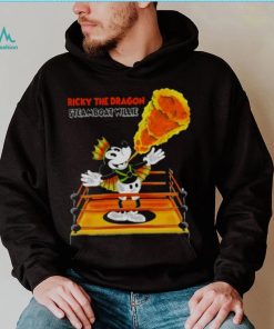 Mickey Mouse Ricky The Dragon Steamboat Willie T Shirt