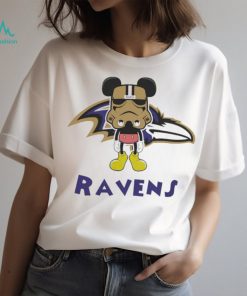 Mickey Mouse Stormtrooper Baltimore Ravens football shirt