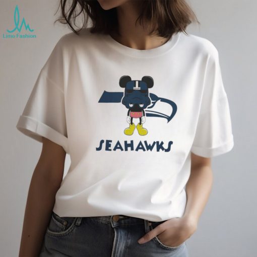 Mickey Mouse Stormtrooper Seattle Seahawks football shirt