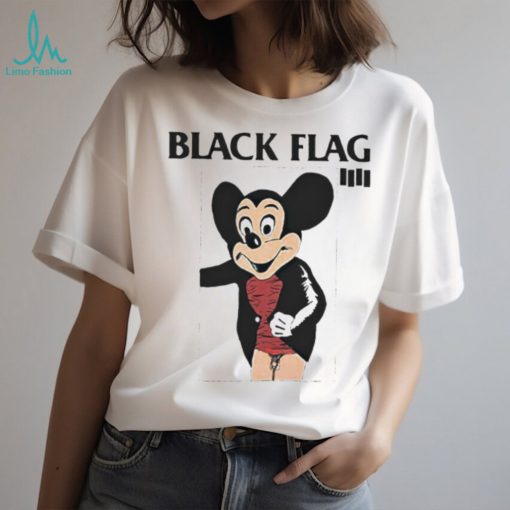 Mickey Mouse black flag shirt