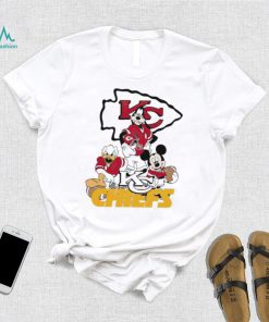 Mickey Mouse characters Disney Kansas City Chiefs shirt