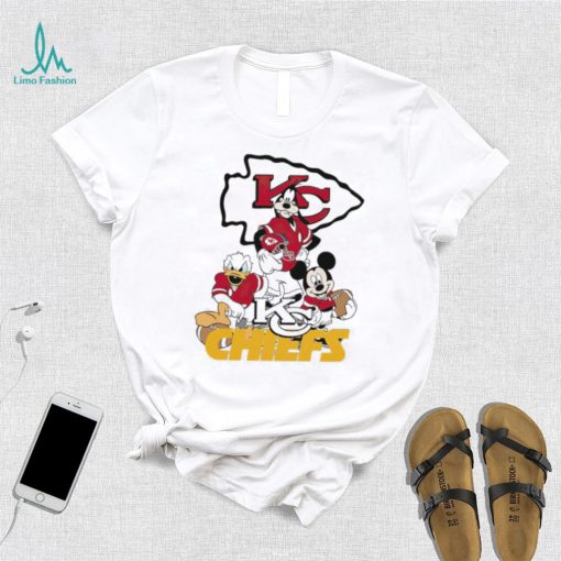 Mickey Mouse characters Disney Kansas City Chiefs shirt