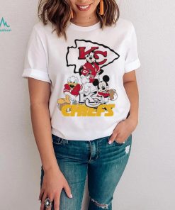 Mickey Mouse characters Disney Kansas City Chiefs shirt