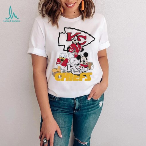 Mickey Mouse characters Disney Kansas City Chiefs shirt