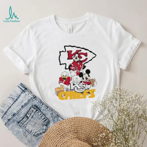 Mickey Mouse characters Disney Kansas City Chiefs shirt