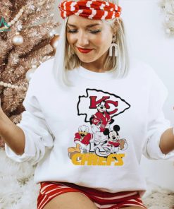 Mickey Mouse characters Disney Kansas City Chiefs shirt