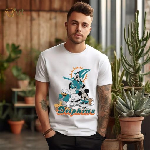 Mickey Mouse characters Disney Miami Dolphins shirt