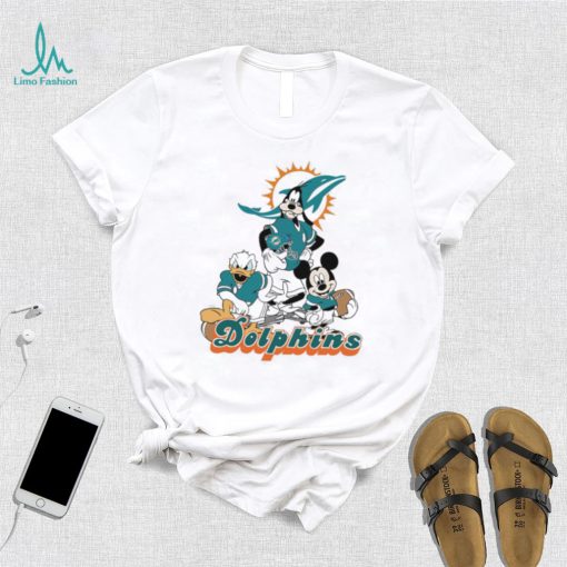 Mickey Mouse characters Disney Miami Dolphins shirt