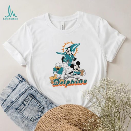 Mickey Mouse characters Disney Miami Dolphins shirt