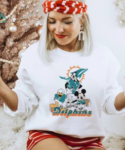 Mickey Mouse characters Disney Miami Dolphins shirt