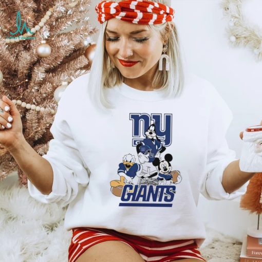 Mickey Mouse characters Disney New York Giants shirt