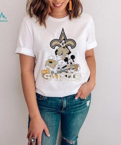 Mickey Mouse characters Disney Orleans Saints shirt