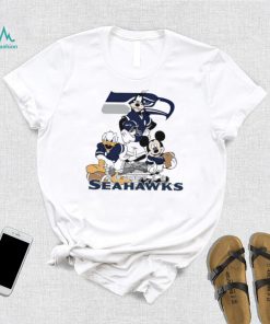 Mickey Mouse characters Disney Seattle Seahawks shirt