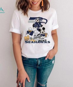 Mickey Mouse characters Disney Seattle Seahawks shirt
