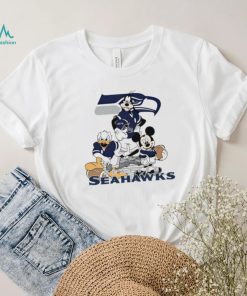 Mickey Mouse characters Disney Seattle Seahawks shirt
