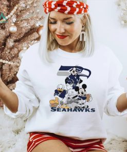 Mickey Mouse characters Disney Seattle Seahawks shirt