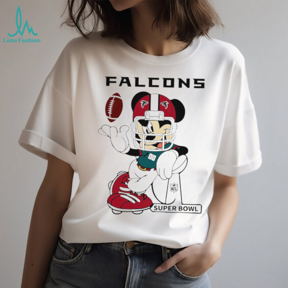 Mickey Mouse player Atlanta Falcons football NFL Super Bowl logo shirt Mickey Mouse player Atlanta Falcons football NFL Super Bowl logo shirt