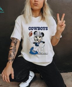 Mickey Mouse player Dallas Cowboys football NFL Super Bowl logo shirt