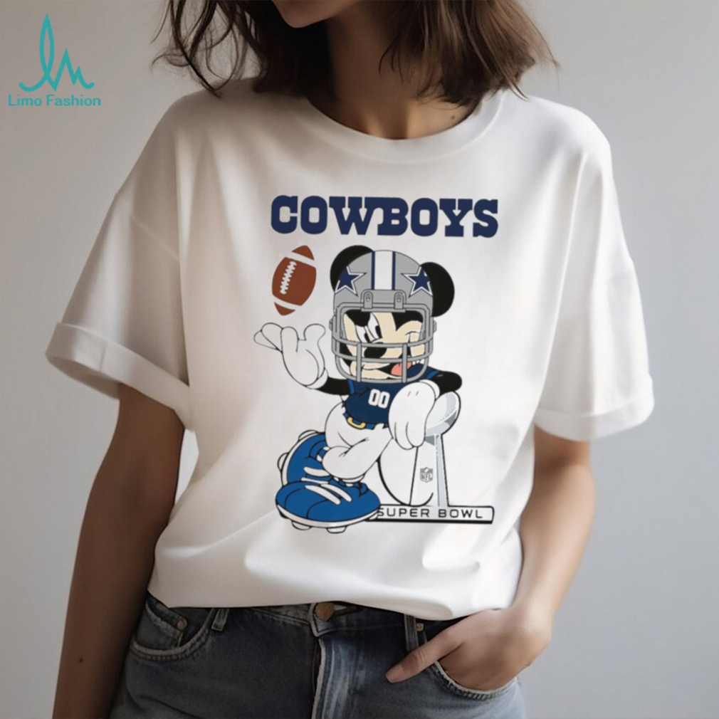 Mickey Mouse player Dallas Cowboys football NFL Super Bowl logo shirt Mickey Mouse player Dallas Cowboys football NFL Super Bowl logo shirt