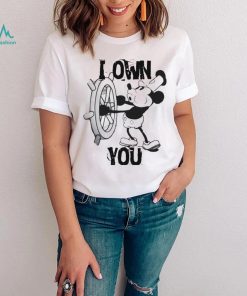 Mickey Mouse ship driving I own you shirt