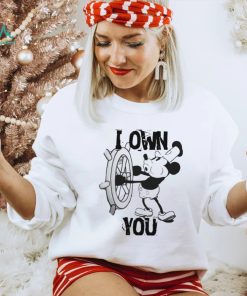 Mickey Mouse ship driving I own you shirt