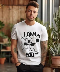 Mickey Mouse ship driving I own you shirt