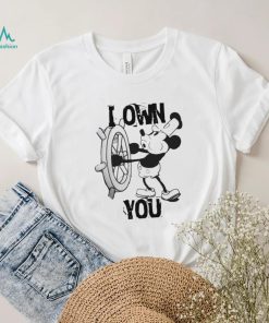 Mickey Mouse ship driving I own you shirt
