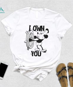 Mickey Mouse ship driving I own you shirt
