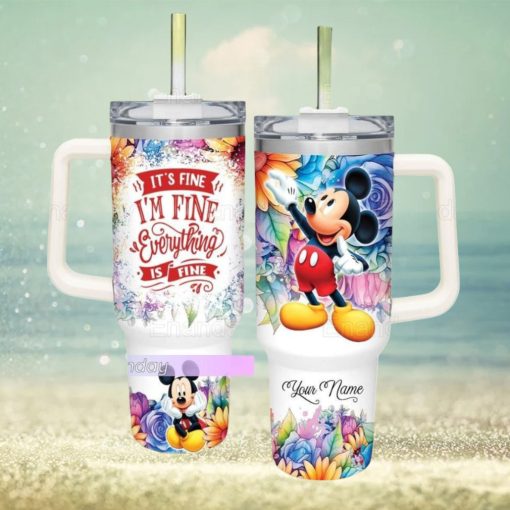 Mickey Tumbler 40oz, Customized Mickey Mouse Tumbler