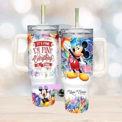 Mickey Tumbler 40oz, Customized Mickey Mouse Tumbler