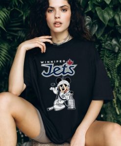 Mickey Winnipeg Jets with The Stanley Cup Hockey NHL Shirt