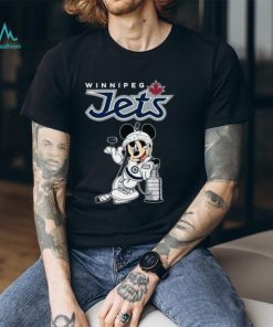 Mickey Winnipeg Jets with The Stanley Cup Hockey NHL Shirt