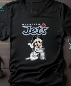 Mickey Winnipeg Jets with The Stanley Cup Hockey NHL Shirt