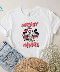 Mickey and Minnie happy Valentine’s day heart shirt