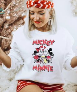 Mickey and Minnie happy Valentine’s day heart shirt