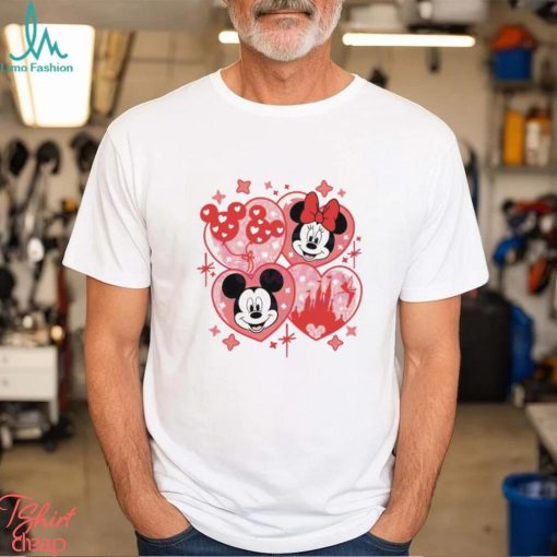 Mickey and minnie valentines balloon castle 2024 shirt