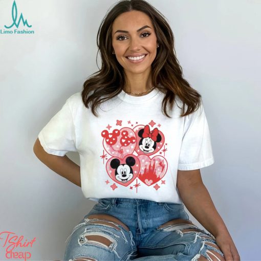 Mickey and minnie valentines balloon castle 2024 shirt