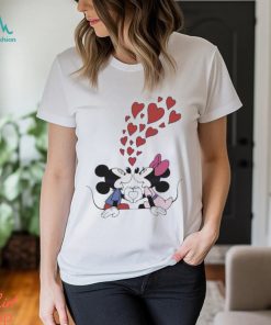 Mickey disneyworld ears valentines day hearts 2024 shirt
