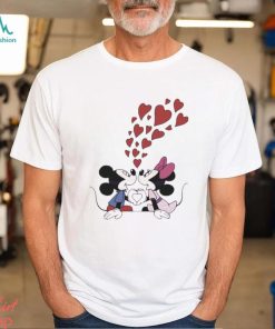 Mickey disneyworld ears valentines day hearts 2024 shirt