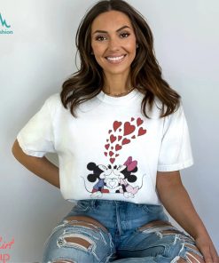 Mickey disneyworld ears valentines day hearts 2024 shirt